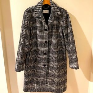 Sandro Plaid Coat